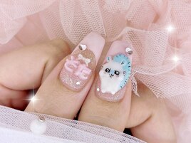 3Dパーツ 推しネイル さくらんぼ