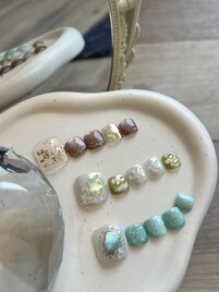 フットネイル定額・Yuina