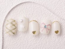 アイネイルズ 大宮店(Ｉ nails)/手書きリボン
