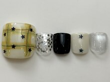 ネイルメゾン 天神店(NAIL MAISON)/落書きチェック星ホロ¥8500