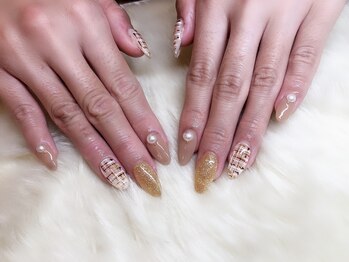 エトワール 中川中島店(Etoile)/ツイードネイル