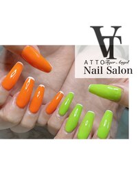 フレンチ×ネオンカラー