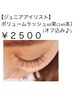 【ジュニアアイリスト♪】ボリュームラッシュ60束（240本）¥2500♪