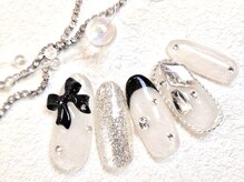 ドルチェネイル(Dolce.Nail)/【ワンホンコース】リボンネイル