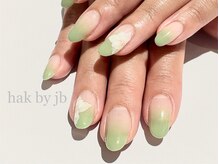 ハク ネイル バイジェービー 稲毛(hak nail byjb)/人気の１本アート