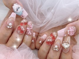 推し名前 3D さくらんぼ