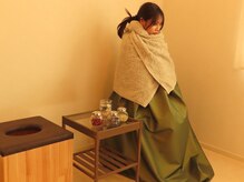 アジュ(aju)の雰囲気（おかま直伝よもぎ蒸しはたくさんのこだわりが詰まっています！）