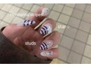 スタッズ&ボーダーネイル!!