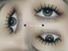 レノアイ 直江店(RENO eye)/W Flatlash × L Curl design