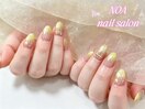 定額デザイン　ハートネイル