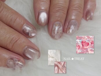 ネイルトリート 茨木駅前店(NAIL TREAT)の写真/指先をアートで彩る最旬トレンドネイル！持ち込みデザインも大歓迎◎あなただけの可愛いネイルデザインを♪
