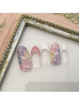 ボヌール ネイル(Bonheur nail)/ニットフラワー☆