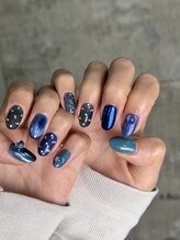 ヨーク(YOKE)/medium+ 大人可愛い◎BLUE◎