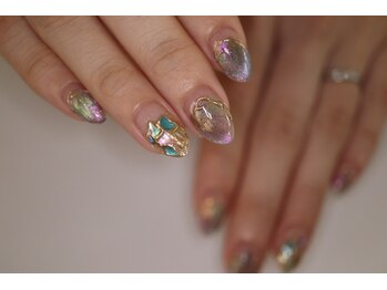 アトリエ ロカヒ(atelier lokahi)/EMI10本アート甘皮保湿ケア付