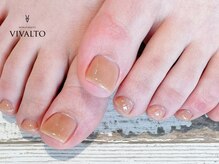 ワールド ビューティ ヴィヴァルト 宝塚店(WORLD BEAUTY VIVALTO)/フットネイル/ワンカラーネイル