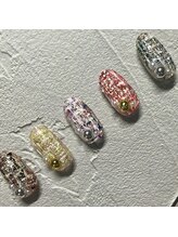 ラムネイル(la_m.nail)/ツイードネイル