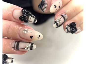 エクラ(eclat)/モノトーンチェック