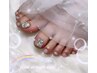 【Foot】お好みアート♪フットデザイン自店オフ込み¥7000