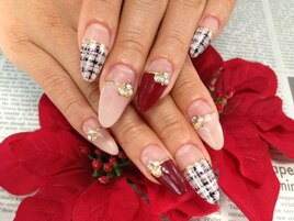 ☆ツイードフレンチネイル☆