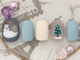 クリスマスネイル