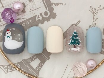 シェリー(Cherie)/クリスマスネイル