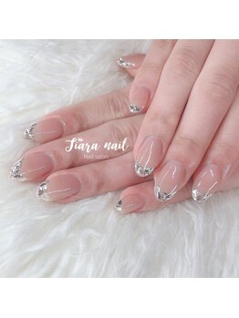 ティアラネイル 宇都宮/ガラスフレンチ