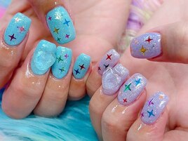 海外風個性ネイル