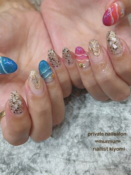 プライベート ネイルサロン マーマ(murmur)/海ネイル
