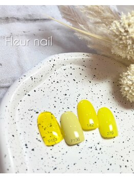 フラワーネイル 古河店(Fleur nail)/新色イエロー