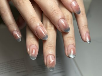 サロンドファン(salon de Fan)/マグネットネイル×チークネイル