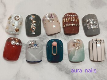 アウラネイルズ(aura nails)/●フットジェル¥8,800