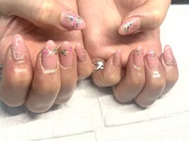 押し花ネイル