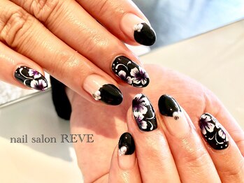 ネイルサロン レーヴ(NAIL SALON REVE)/大人☆フラワー