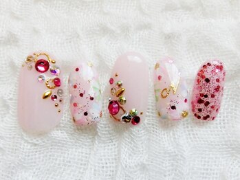 ネイリシャス(NAILICIOUS)/ミルキーなピンクの虜になる♪