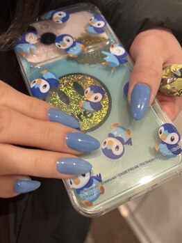 オマモリ ネイル 心斎橋店(omamori nail)/ちゅるんとワンカラー