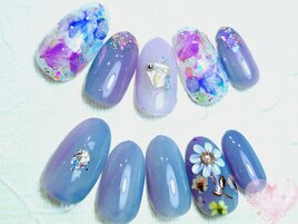 梅雨ネイル♪