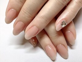 マオジェル花びらネイル