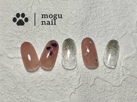 バレンタインネイル/冬ネイル