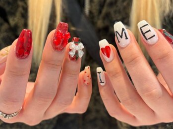 シェリーラメール 池袋店(cherie la mer)/手書き文字ネイル