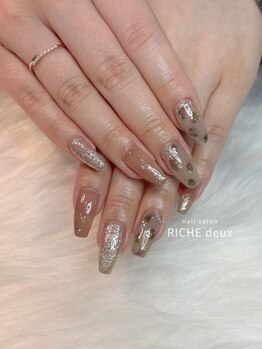 リッシュ ドゥ(RICHE deux)/大人レオパードネイル