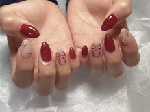 ネイルモア 藤が丘店(nail mor.)/リボンネイル