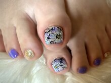 アミュリー ネイル アトリエ(Amury nail atelier)/フラワー ニュアンス シンプル