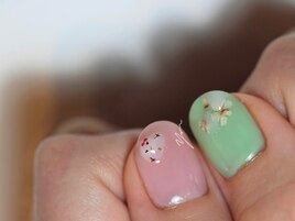 押し花アートネイル