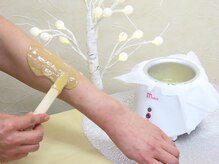 ボディは背中、脇が施術可能◎40℃で温かいパックを使用