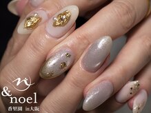 ノエル(Noel)/金箔×ホワイト水光マグネット