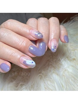 スマイル ネイル ラボラトリー(Smile nail laboratory)/ライラック/春ネイル