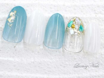 涼しげ*シェルNail