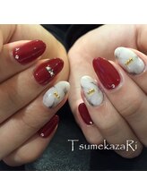 ツメカザリ 西金沢店(TsumekazaRi)/大理石ネイル