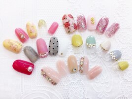 ジェル定額￥7990☆薔薇・ホロ