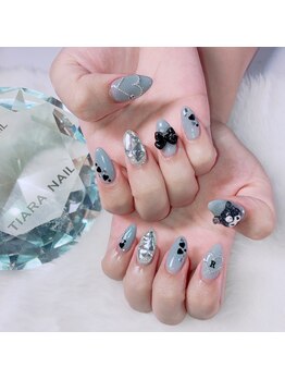 ティアラネイル(TIARA NAIL)/ジェルアートつけ放題¥9000